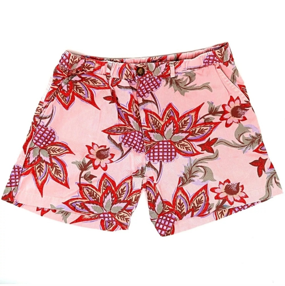 Chubbies Floral Hawaiian Shorts Size Large 5.5"